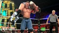 John Cena with CM Punk at Money in the Bank